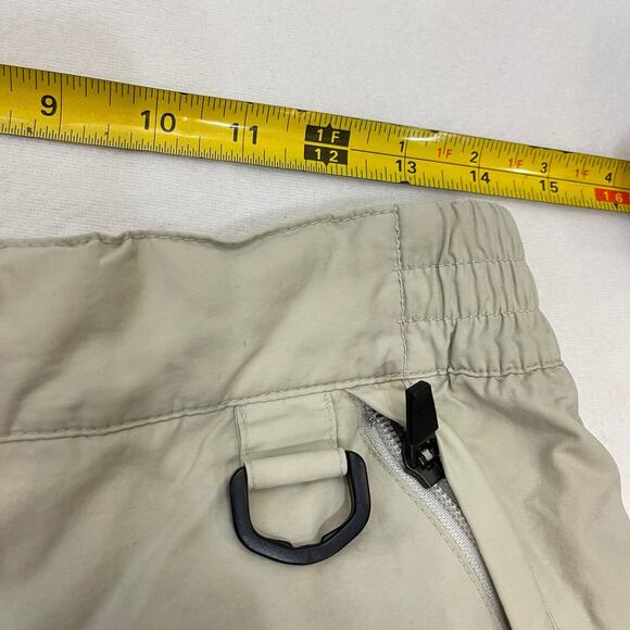 LL Bean Men's Insulated Ski Snow Pants Beige / Black Nylon Sz Medium 30 Inseam - Picture 14 of 15